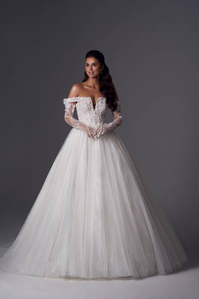 robe de mariée princesse 2022 modele ARAIN nouvelle collection solution cérémonie marseille