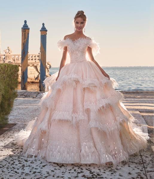 robe de mariée princesse demetrios platinum haute couture à Marseille 