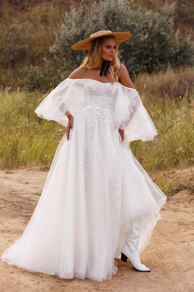 robe de mariée bohème blanche Emerson à Marseille 13001