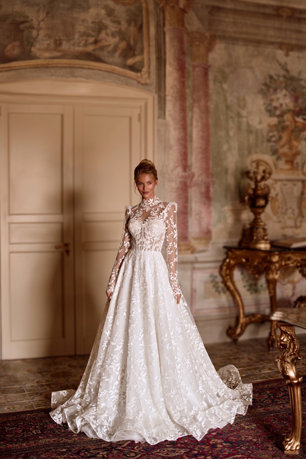 robe de mariée singuita couture manches longue 2026 anna sposa à marseille
