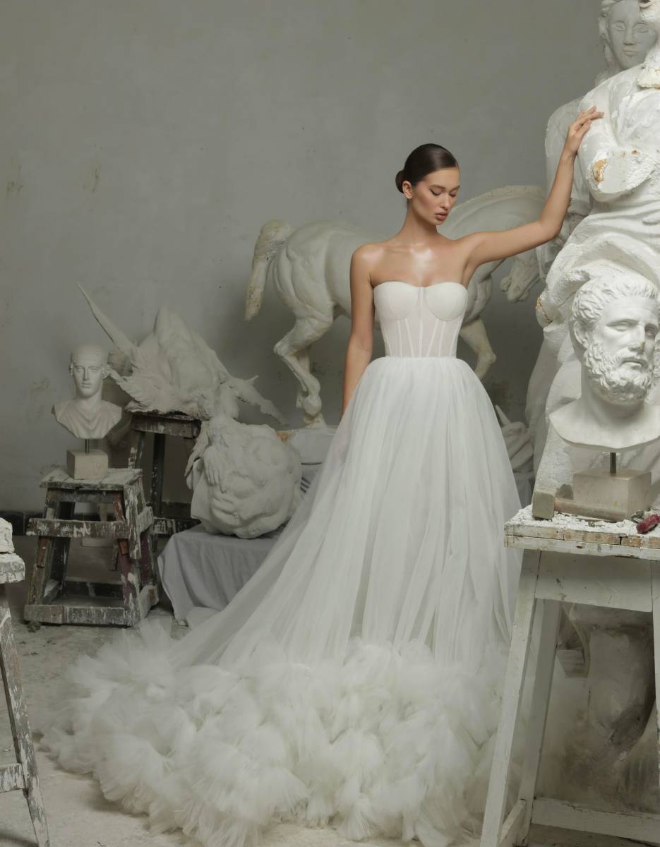 Robe de mariée princesse haute couture à marseille