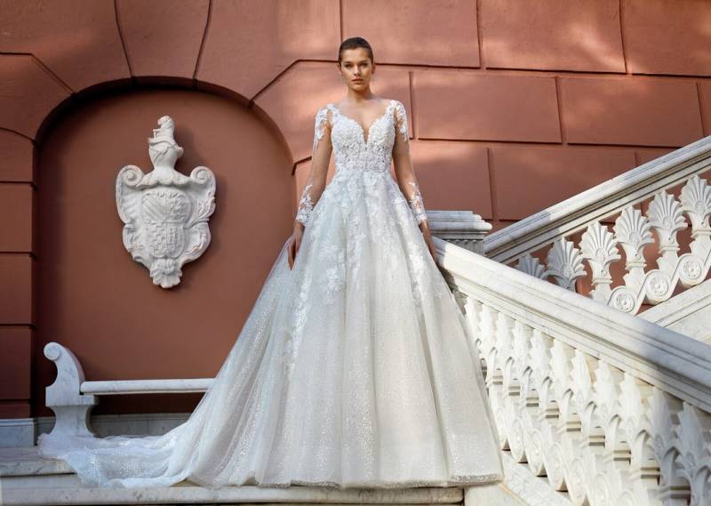 la robe de mariée princesse Démétrios 1216 nouvelle collection mariée 2023 à marseille 