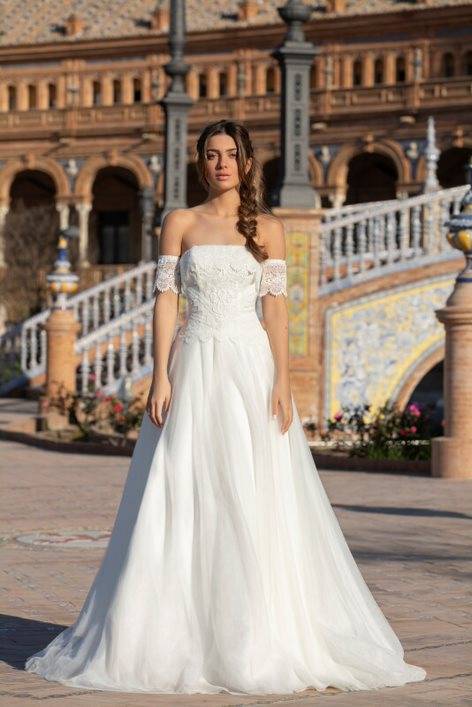 robe de mariée bohême avec manches amovible nouvelle collection 2023 à Marseille  