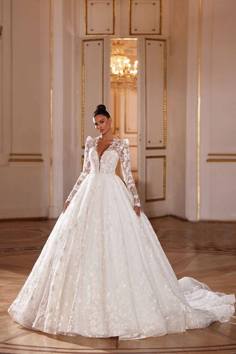 Robe de mariée princesse sur mesure à Marseille 